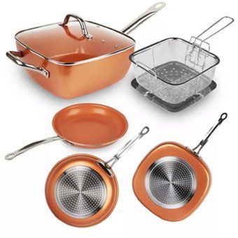 Miniatura 2 de Sartenes Ollas Copper Pan x 5 piezas